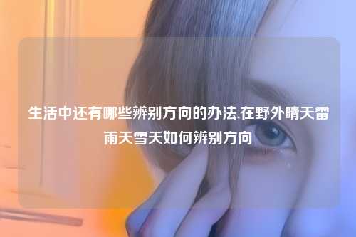 生活中还有哪些辨别方向的办法,在野外晴天雷雨天雪天如何辨别方向