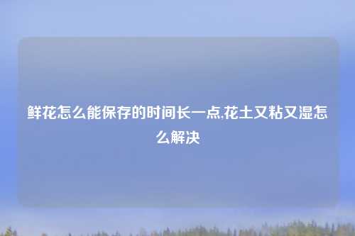 鲜花怎么能保存的时间长一点,花土又粘又湿怎么解决