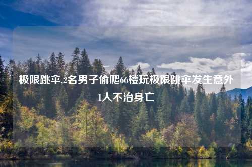 极限跳伞,2名男子偷爬66楼玩极限跳伞发生意外1人不治身亡