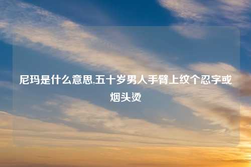 尼玛是什么意思,五十岁男人手臂上纹个忍字或烟头烫