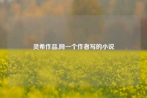 灵希作品,同一个作者写的小说