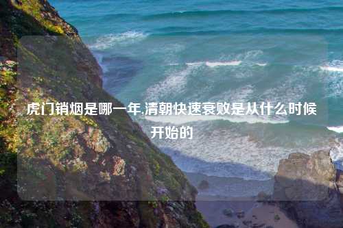 虎门销烟是哪一年,清朝快速衰败是从什么时候开始的