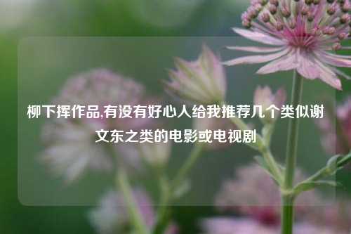 柳下挥作品,有没有好心人给我推荐几个类似谢文东之类的电影或电视剧