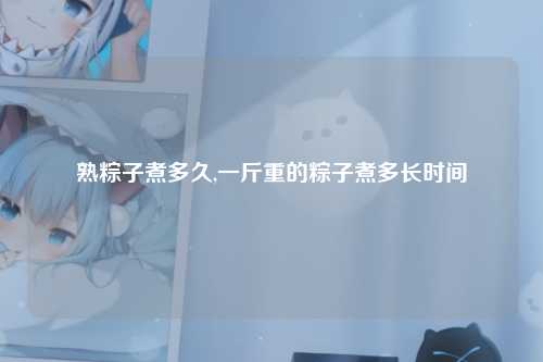 熟粽子煮多久,一斤重的粽子煮多长时间