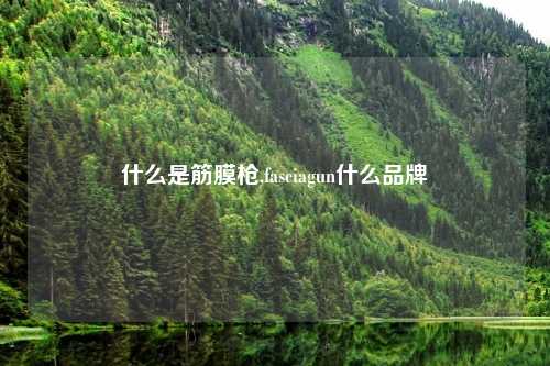 什么是筋膜枪,fasciagun什么品牌