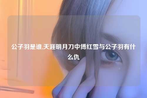 公子羽是谁,天涯明月刀中傅红雪与公子羽有什么仇