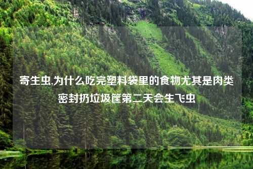 寄生虫,为什么吃完塑料袋里的食物尤其是肉类密封扔垃圾筐第二天会生飞虫
