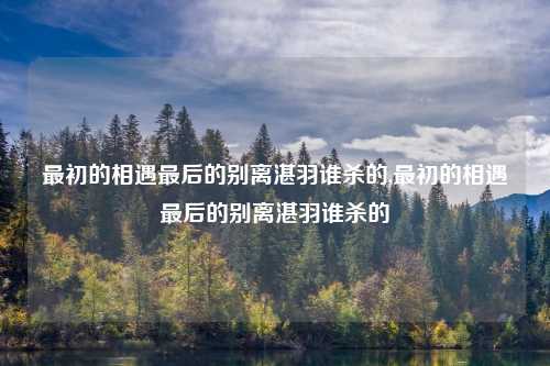 最初的相遇最后的别离湛羽谁杀的,最初的相遇最后的别离湛羽谁杀的