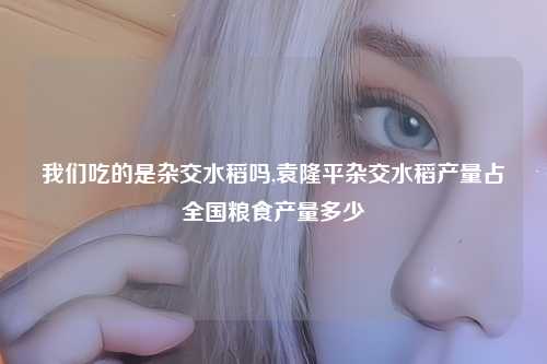 我们吃的是杂交水稻吗,袁隆平杂交水稻产量占全国粮食产量多少