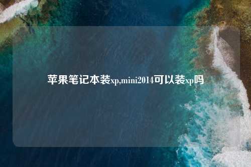 苹果笔记本装xp,mini2014可以装xp吗