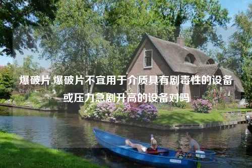 爆破片,爆破片不宜用于介质具有剧毒性的设备或压力急剧升高的设备对吗
