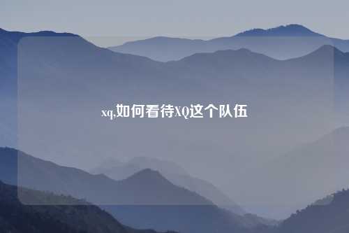 xq,如何看待XQ这个队伍