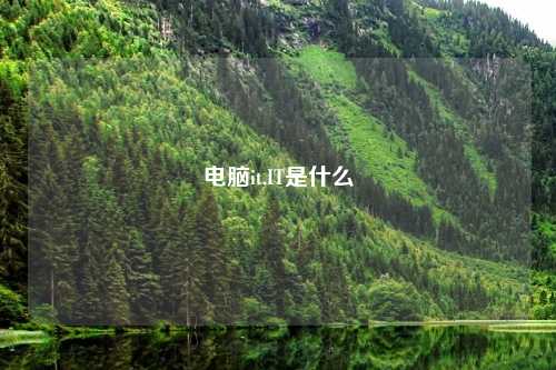 电脑it,IT是什么