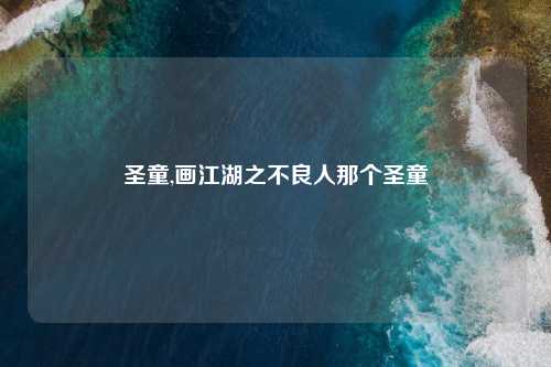 圣童,画江湖之不良人那个圣童