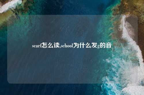 scarf怎么读,school为什么发g的音