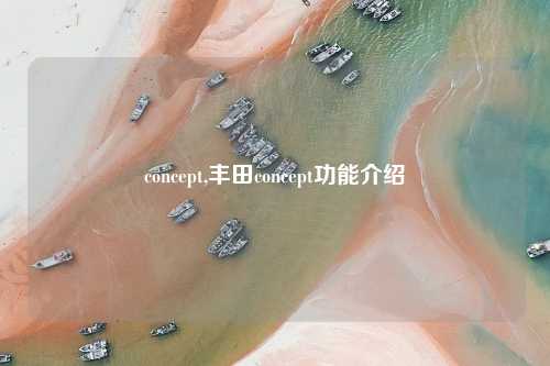 concept,丰田concept功能介绍