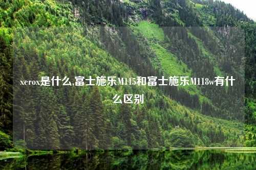 xerox是什么,富士施乐M115和富士施乐M118w有什么区别