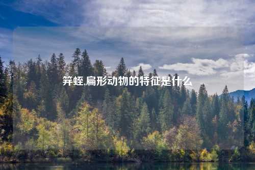 笄蛭,扁形动物的特征是什么