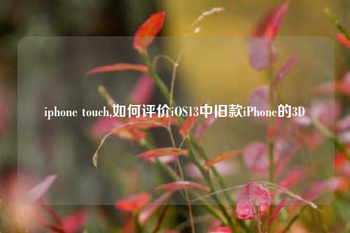 iphone touch,如何评价iOS13中旧款iPhone的3D