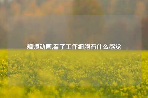 舰娘动画,看了工作细胞有什么感觉
