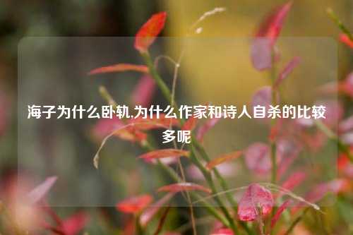 海子为什么卧轨,为什么作家和诗人自杀的比较多呢