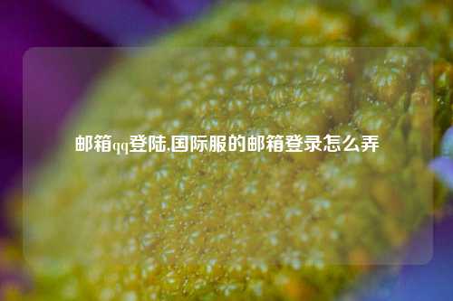 邮箱qq登陆,国际服的邮箱登录怎么弄