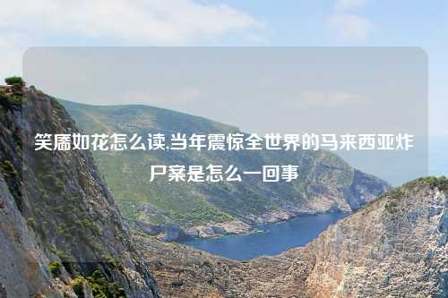 笑靥如花怎么读,当年震惊全世界的马来西亚炸尸案是怎么一回事