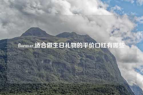 flormar,适合做生日礼物的平价口红有哪些