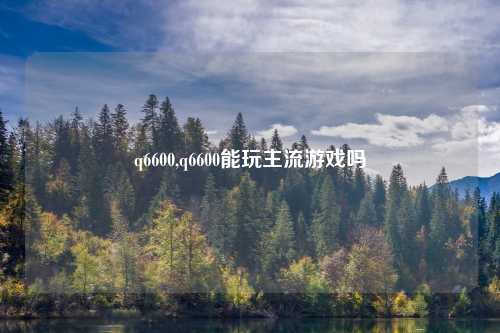 q6600,q6600能玩主流游戏吗