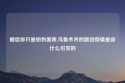 相信你只是怕伤害我,乌鲁木齐的新冠疫情是由什么引发的