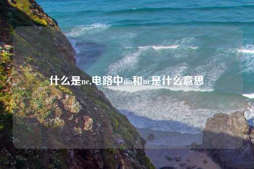 什么是nc,电路中no和nc是什么意思