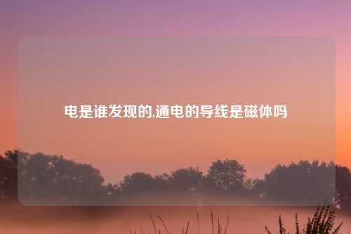 电是谁发现的,通电的导线是磁体吗