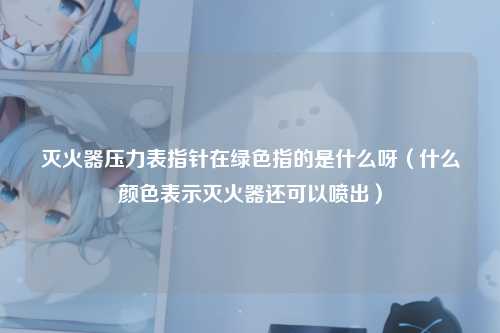 灭火器压力表指针在绿色指的是什么呀（什么颜色表示灭火器还可以喷出）