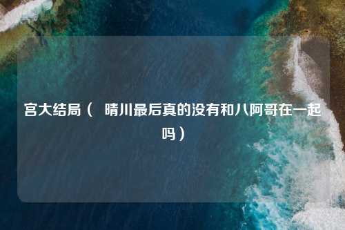 宫大结局（  晴川最后真的没有和八阿哥在一起吗）