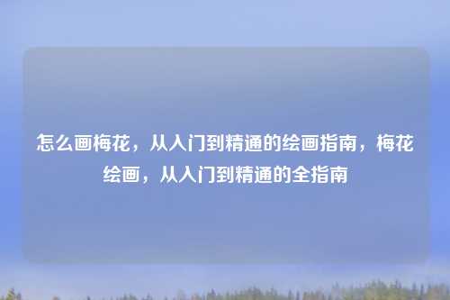 怎么画梅花,从入门到精通的绘画指南,梅花绘画,从入门到精通的全指南