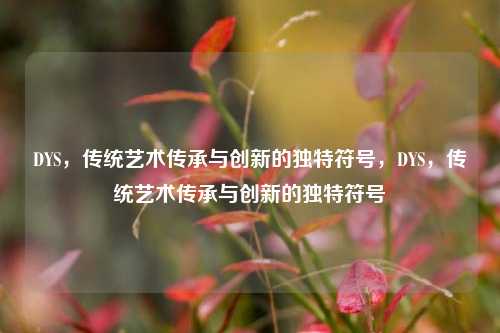 DYS，传统艺术传承与创新的独特符号，DYS，传统艺术传承与创新的独特符号