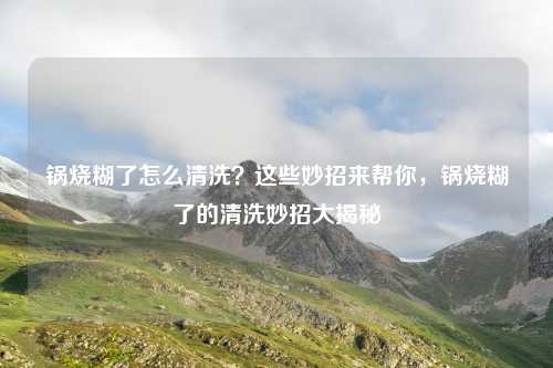 锅烧糊了怎么清洗?这些妙招来帮你,锅烧糊了的清洗妙招大揭秘