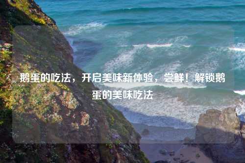鹅蛋的吃法,开启美味新体验,尝鲜!解锁鹅蛋的美味吃法