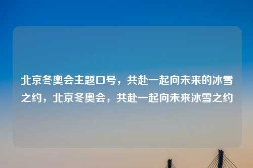 北京冬奥会主题口号,共赴一起向未来的冰雪之约,北京冬奥会,共赴一起向未来冰雪之约
