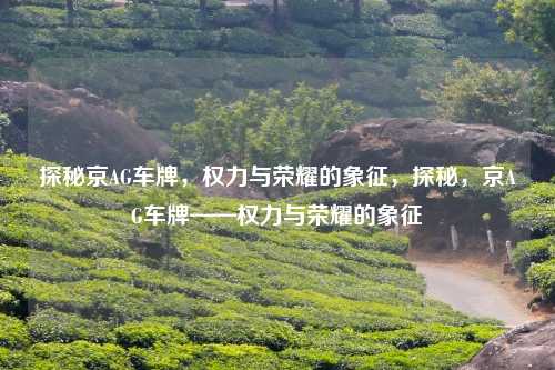 探秘京AG车牌,权力与荣耀的象征,探秘,京AG车牌——权力与荣耀的象征