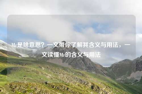 Mr是啥意思?一文带你了解其含义与用法,一文读懂Mr的含义与用法