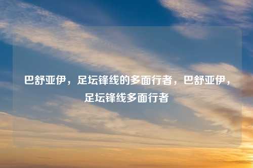 巴舒亚伊,足坛锋线的多面行者,巴舒亚伊,足坛锋线多面行者