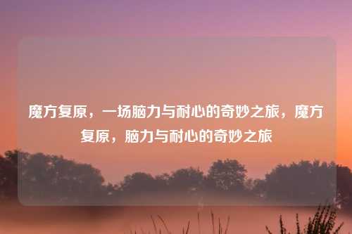 魔方复原,一场脑力与耐心的奇妙之旅,魔方复原,脑力与耐心的奇妙之旅