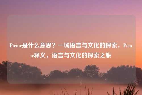 Picnic是什么意思?一场语言与文化的探索,Picnic释义,语言与文化的探索之旅