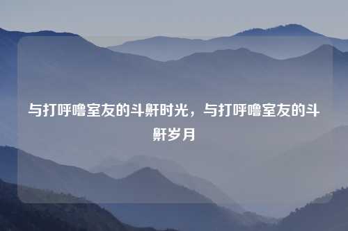 与打呼噜室友的斗鼾时光，与打呼噜室友的斗鼾岁月