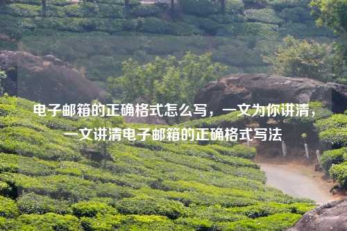 电子邮箱的正确格式怎么写，一文为你讲清，一文讲清电子邮箱的正确格式写法