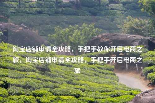 淘宝店铺申请全攻略,手把手教你开启电商之旅,淘宝店铺申请全攻略,手把手开启电商之旅