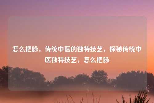 怎么把脉，传统中医的独特技艺，探秘传统中医独特技艺，怎么把脉