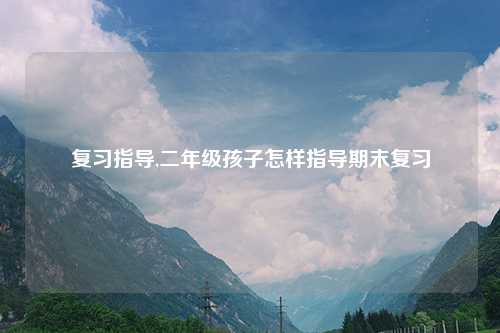 复习指导,二年级孩子怎样指导期末复习
