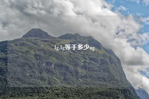 1g,1g等于多少ug